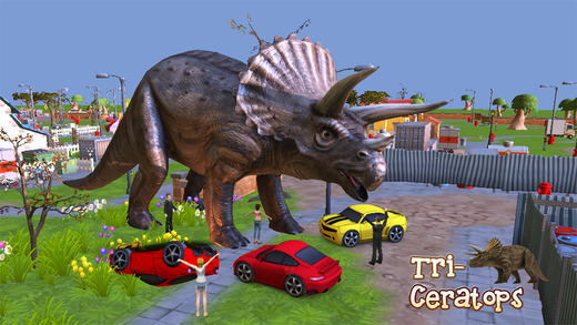 Triceratops Rampage Simulator Pro