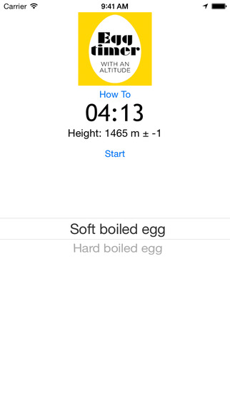 Eggtimer with an Altitude