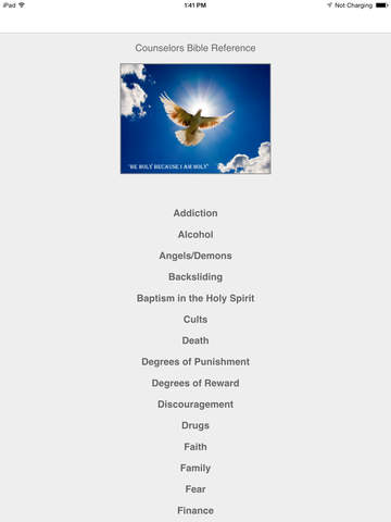 【免費書籍App】Counselors Bible Reference-APP點子