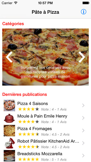 【免費生活App】Recette : réussir sa pizza, garniture et pâte à pizza-APP點子