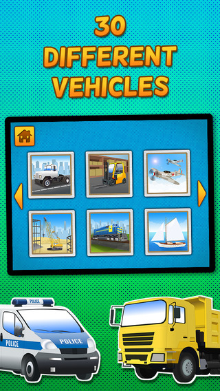 免費下載遊戲APP|Kids & Play Cars, Trucks, Emergency & Construction Vehicles Puzzles – Free app開箱文|APP開箱王