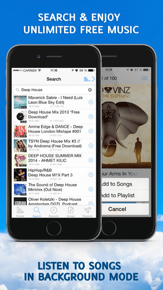 Free Music - Mp3 Streamer Player and Playlist Manager. Free App Download Now