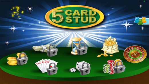 ' AAA Absolute 5 Card Stud - Classic Casino Game Feel Super Jackpot Christmas Party and Win Mega-mil