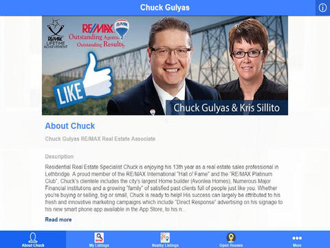 【免費工具App】Chuck Gulyas RE/MAX-APP點子