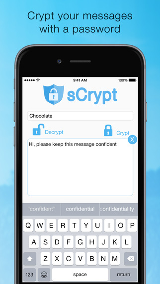 Scrypt - Crypt your text messages