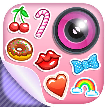 Cute Stickers Photo Editor - Decorate Pictures with lovely Sticker Decoration for Photos LOGO-APP點子