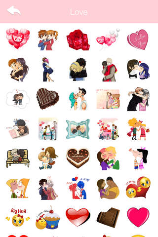 LOVE Stickers & Emoji Art Valentines Day Messages for WhatsApp screenshot 2