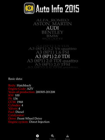 【免費工具App】Auto Info 2015 English-APP點子