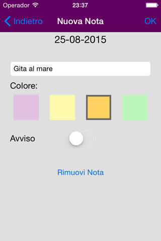 Calendario 2018 Italia AdFree screenshot 2