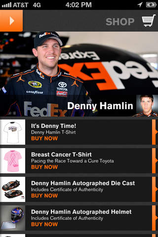 Denny Hamlin screenshot 3