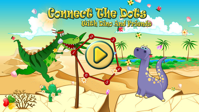Dino Dots - Animal Connect the Dots for Kids and Toddler