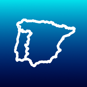 Aqua Map Iberia: Spain, Portugal and Islands - Marine GPS Offline Nautical Charts for Fishing, Boating and Sailing LOGO-APP點子