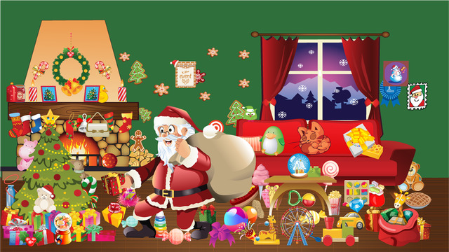 【免費遊戲App】Happy Christmas Hidden Objects-APP點子