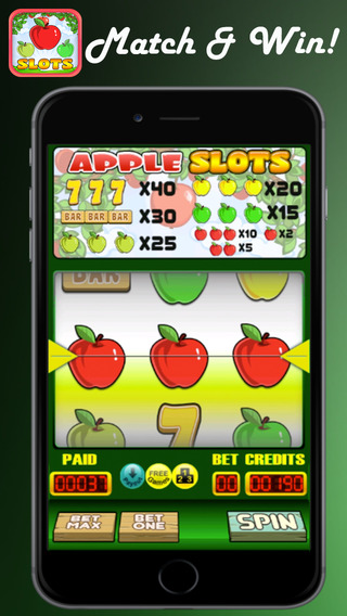 【免費遊戲App】Apple Slots - Spin the Wheel to Win the Prize-APP點子