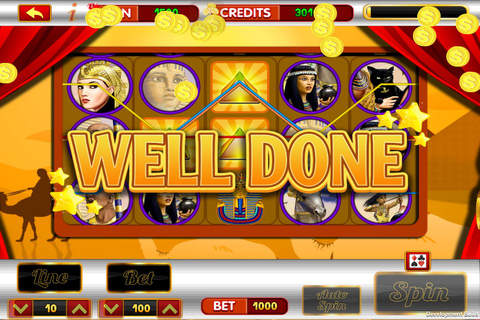 Slots - Pharaoh's Top Fire Casino Slot Machine Game Free screenshot 4
