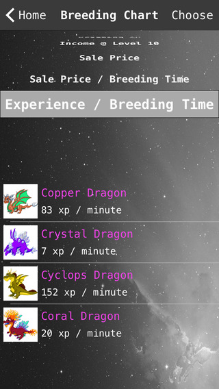 【免費工具App】Breeding Calculator for Dragonvale-APP點子