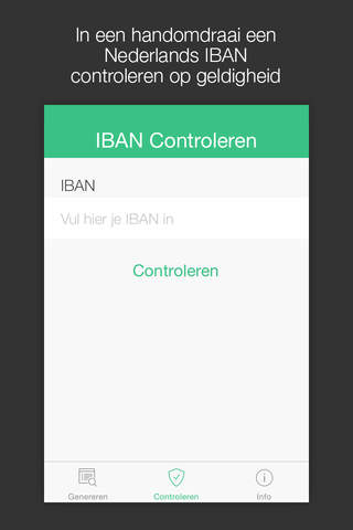 IBAN Assistent screenshot 2