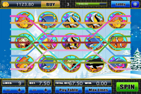 A Lucky Rich Frozen Penguin Slots Machine Play Jackpot Games Casino Pro screenshot 4