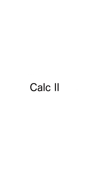 Calc II