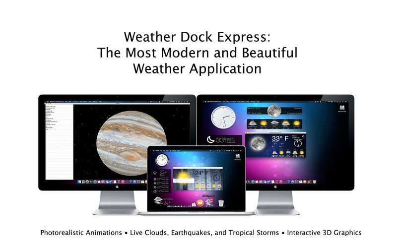 Weather Dock Express - 天气预报工具[OS X]丨反斗限免