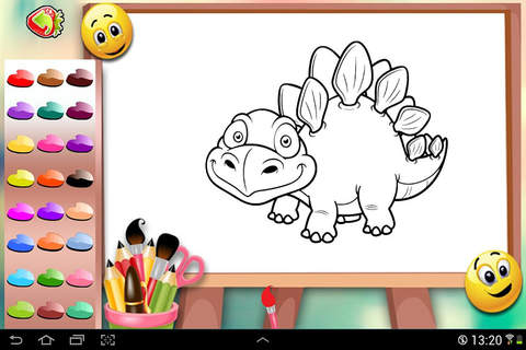 Kids dinosaur Coloring Pages screenshot 2