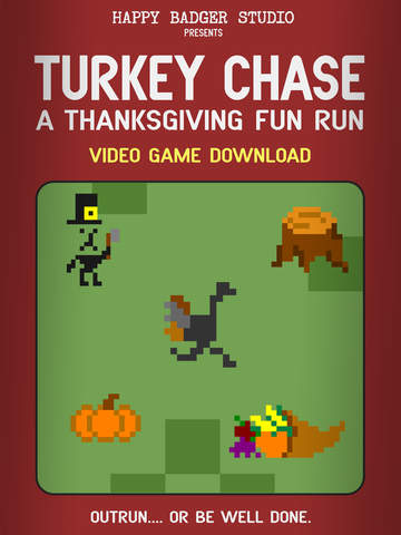 【免費遊戲App】Turkey Chase - A Thanksgiving Fun Run-APP點子