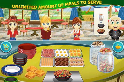 Breakfast Cooking Mania : French Toast and Waffle Cafeteria Restaurant Chain PRO screenshot 4