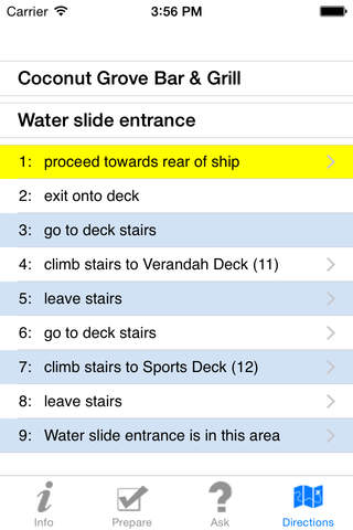 Deck Director Select - onboard cruise ship guide screenshot 4