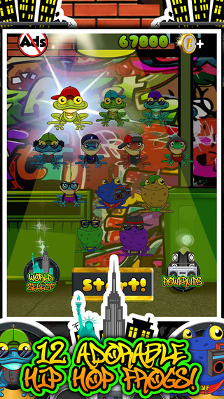 【免費遊戲App】Hip Hop Frog Jump Game FREE-APP點子