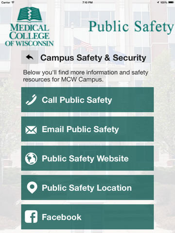 【免費教育App】Public Safety - Medical College of Wisconsin-APP點子