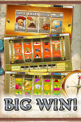 " A Pharaohs Slot Machine Casino on Tour - Play At The Egypt Slots of Fire Free! screenshot 2