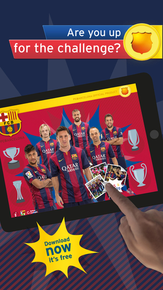FCB Penalty Champion accept the mission of the brain training game and win Football Club Barcelona p