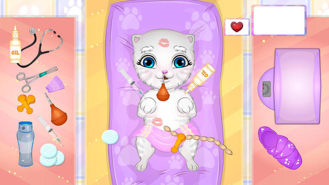 【免費遊戲App】Kitty Giving Birth-APP點子