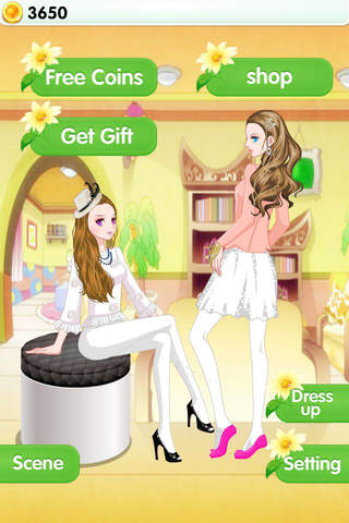 Sisters Fashion Show - dress up games for girls screenshot 4