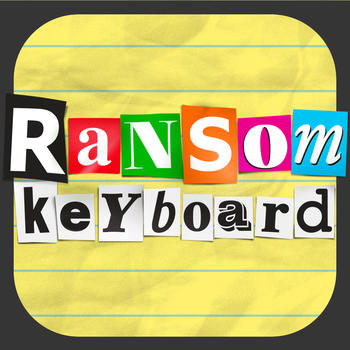 Ransom Keyboard ~ hilarious custom keyboard types everything like a ransom note! 娛樂 App LOGO-APP開箱王