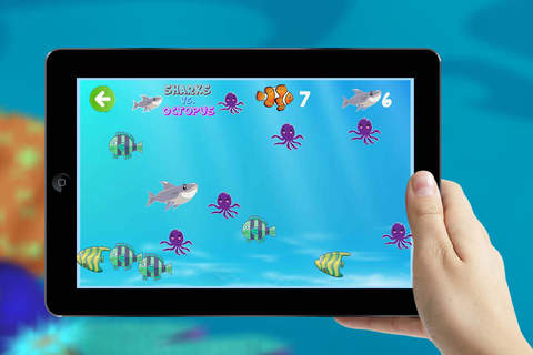 Sharks Vs Octopus : Family Friendly Kids Game screenshot 4