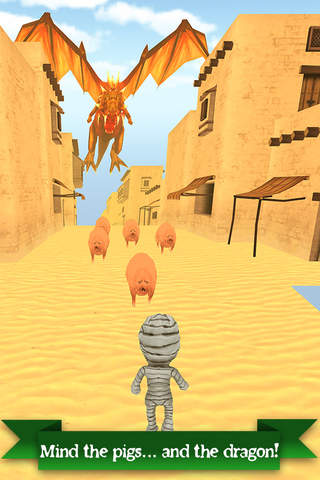 Cleopatra's Mummy Pyramid Run - Free cartoon game for children screenshot 3