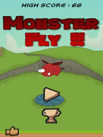 【免費遊戲App】Monster Fly !-APP點子