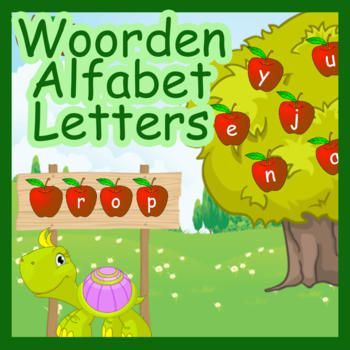 Woorden en letters herkennen en maken met appels 教育 App LOGO-APP開箱王