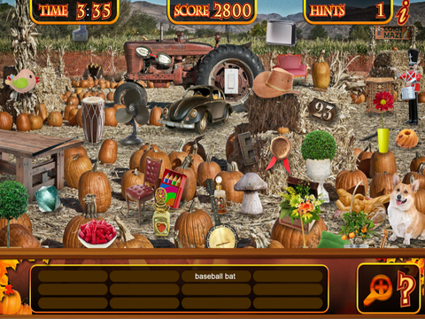 【免費遊戲App】Hidden Objects - Autumn Harvest Fall & Object Time Puzzle Games-APP點子