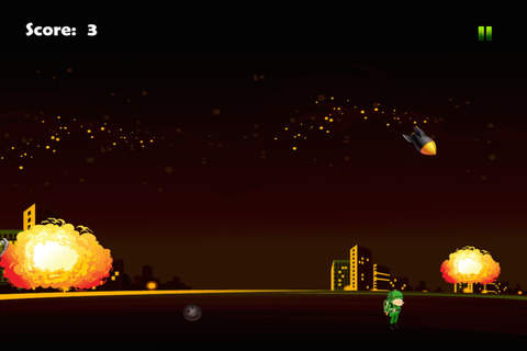 A Soldier War League Mania - Falling Rockets Avoider Rush screenshot 3