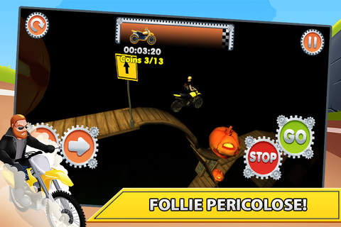 Moto Racing 3D Deluxe - Crazy Bike Race screenshot 2