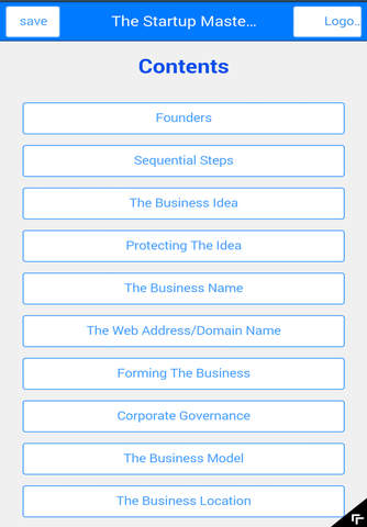 The Startup Master Planner screenshot 3