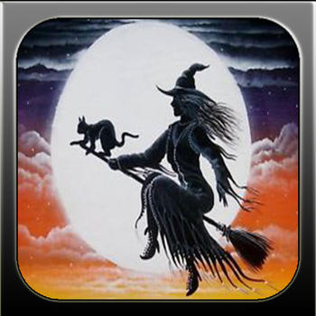 Halloween Haunted Witches in the Fantasy Style LOGO-APP點子