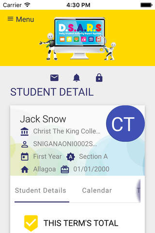 D.S.A.R.S (Daily Student Activity Report System) screenshot 2