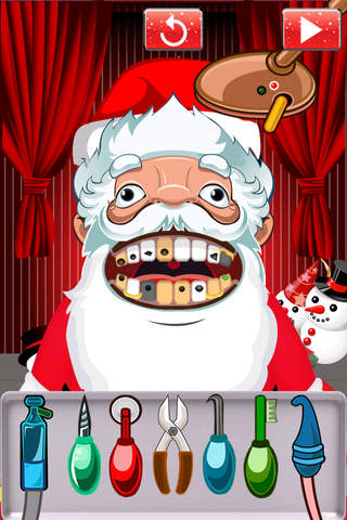 Amazing Christmas Time Dentist : Santa and Friends Dental Teeth Whitening FREE screenshot 3