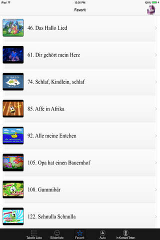 Kids Deutschen Songs screenshot 3