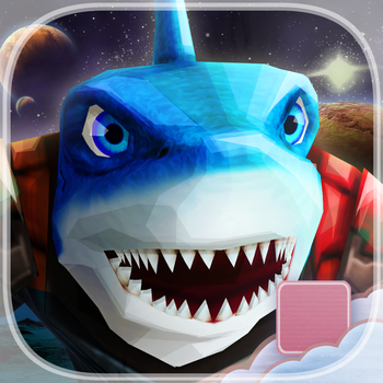 Attack of The Galactic Bite Shark - FREE - Sci-Fi Planet Endless Runner Game LOGO-APP點子