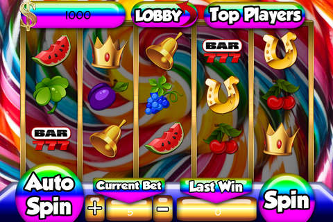 Slots Machine Candy Amazing FREE screenshot 2