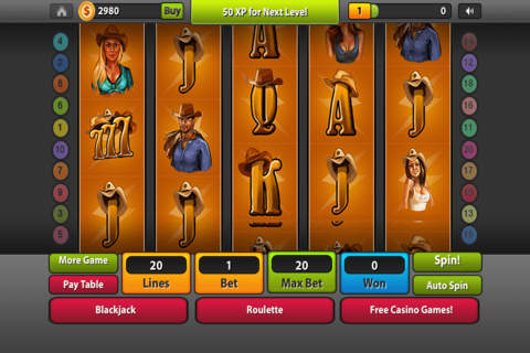 Slots - Lucky Cowboy Texas 777 Slots Games Free screenshot 2